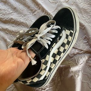 checkerboard vans .